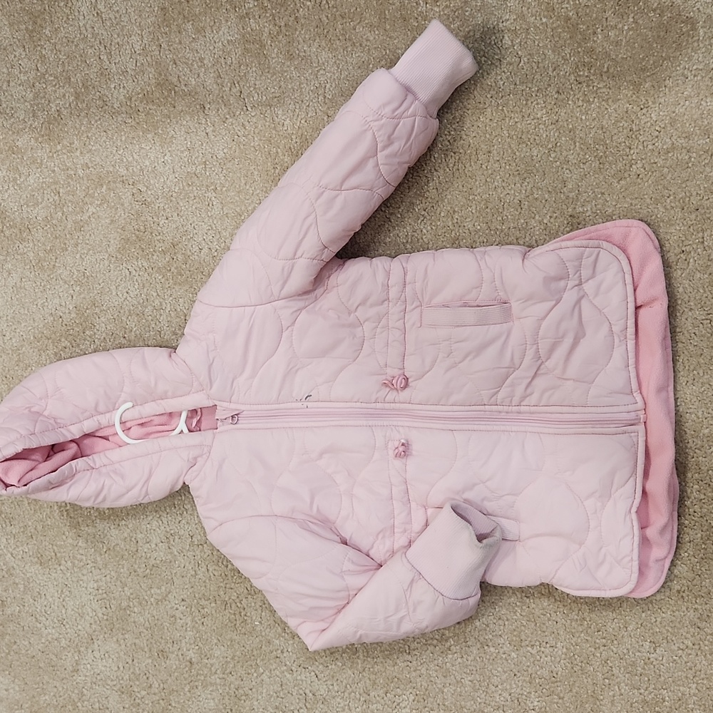Jack & Milly Girls Puffer Coat with hood Size 5